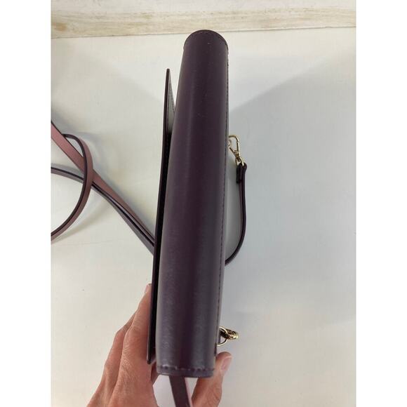 KATE SPADE, SMALL PLUM SMOOTH LEATHER CROSSBODY BAG - Picture 7 of 14